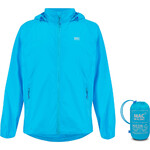 Mac In A Sac Neon Packable Waterproof Unisex Jacket Medium Blue NM
