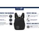 Pacsafe Citysafe CX Anti-Theft Petite Tablet Backpack Econyl Black 20422 - 7