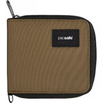 Pacsafe RFIDsafe RFID Blocking Zip Around Wallet Tan 11050