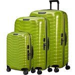 Samsonite Proxis Hardside Suitcase Set of 3 Lime 26035, 26042, 26043 with FREE Memory Foam Pillow 21244