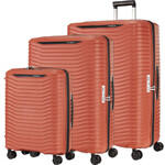 Samsonite Upscape Hardside Suitcase Set of 3 Tuscan Orange 43108, 43110, 43111 with FREE Memory Foam Pillow 21244