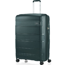 American Tourister Light Max Large 82cm Hardside Suitcase Varsity Green 48200