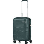 American Tourister Light Max Small/Cabin 55cm Hardside Suitcase Varsity Green 48198
