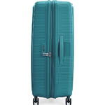 American Tourister Curio 2 Hardside Suitcase Set of 3 Jade Green 45138, 45139, 45140 with FREE Memory Foam Pillow 21244 - 3