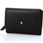 Samsonite Serena  LTH Tri-fold Wallet Black 33757