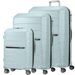 Samsonite Oc2lite Hardside Suitcase Set of 3 Lagoon Blue 27395, 27397, 27398 with FREE Memory Foam Pillow 21244