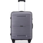 Qantas Byron Medium 67cm Hardside Suitcase Charcoal 2200M  - 1