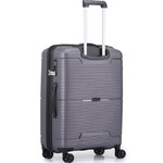 Qantas Byron Medium 67cm Hardside Suitcase Charcoal 2200M  - 2