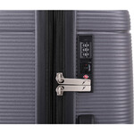 Qantas Byron Medium 67cm Hardside Suitcase Charcoal 2200M  - 5