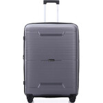 Qantas Byron Hardside Suitcase Set of 3 Charcoal 2200S, 2200M, 2200L with FREE Memory Foam Pillow 21244 - 1