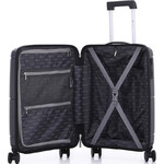Qantas Byron Small/Cabin 55cm Hardside Suitcase Charcoal 2200S - 4
