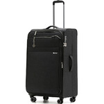 Qantas Adelaide Large 81cm Softside Suitcase Black F400L