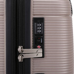Qantas Byron Hardside Suitcase Set of 3 Champagne 2200S, 2200M, 2200L with FREE Memory Foam Pillow 21244 - 5