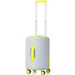 American Tourister Rollio Small/Cabin 52cm Hardside Suitcase Light Grey 49833