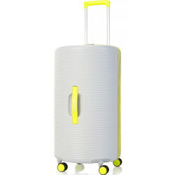 American Tourister Rollio Large 75cm Hardside Suitcase Light Grey 49834
