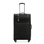 Qantas Adelaide Large 81cm Softside Suitcase Black F400L - 1
