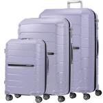 Samsonite Oc2lite Hardside Suitcase Set of 3 Lavender 27395, 27397, 27398 with FREE Memory Foam Pillow 21244