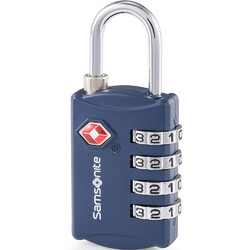 Samsonite Travel Accessories 4 Dial TSA Combination Lock Midnight Blue 51334