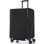 Samsonite Travel Accessories Antimicrobial Foldable Luggage Cover Black Medium Black 38408 