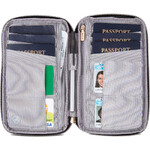 Travelon RFID Blocking Family Passport Wallet Black 43402 - 2