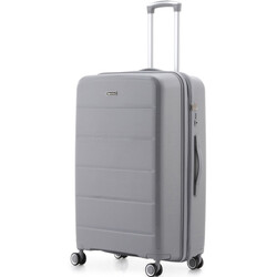 Qantas Noosa Large 75cm Hardside Suitcase Silver QF23L