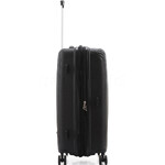 Qantas New York Medium 66cm Hardside Suitcase Black QF27M - 4