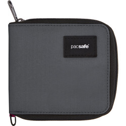 Pacsafe RFIDsafe RFID Blocking Zip Around Wallet Slate 11050