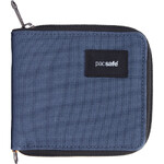 Pacsafe RFIDsafe RFID Blocking Zip Around Wallet Coastal Blue 11050