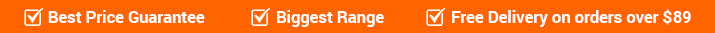 Best Price Guarantee, Biggest Range, Free & Fast Delivery on orders over $89