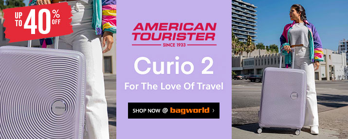 American Tourister Curio 2 Luggage @ Bagworld
