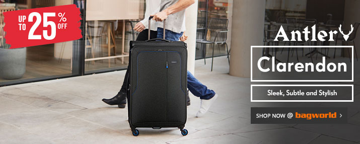 Antler Clarendon Luggage @ Bagworld