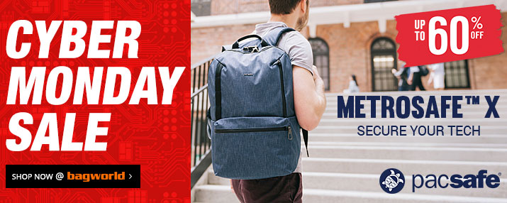 CYBER MONDAY SALE @ Bagworld - Bags & Luggage Up To 60% Off!