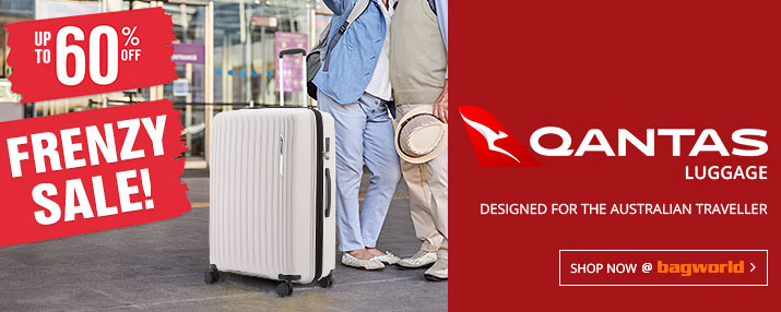 FRENZY SALE @ Bagworld - Bags & Luggage Up To 60% Off!