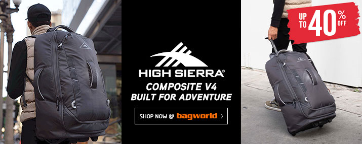High Sierra Composite V4 Wheel Duffels @ Bagworld