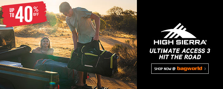 High Sierra Ultimate Access 3 Wheel Duffels @ Bagworld
