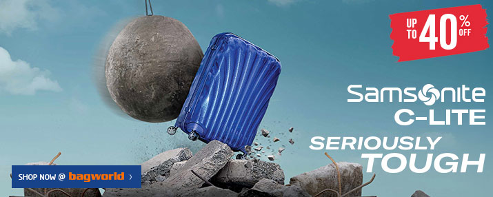 Samsonite C-Lite Luggage @ Bagworld