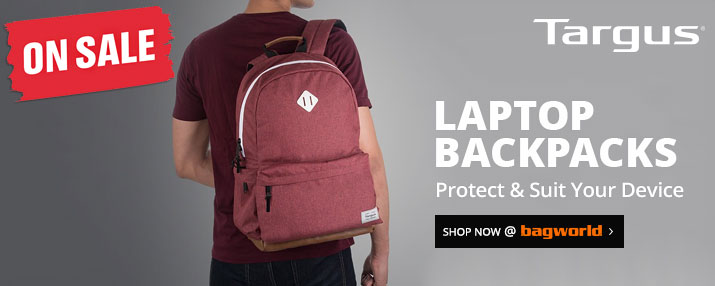 Targus Laptop Backpacks @ Bagworld