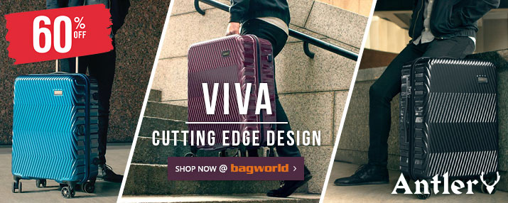 Antler Viva Luggage @ Bagworld Antler Viva Luggage @ Bagworld