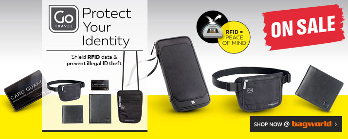 Go Travel RFID Blocking Products @ Bagworld