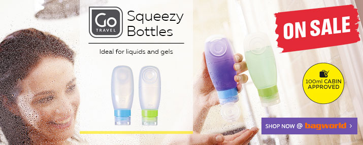 Go Travel Squeezy Bottles @ Bagworld