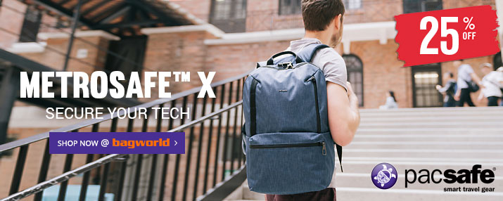 Pacsafe Metrosafe X Anti-Theft Bags @ Bagworld Pacsafe Metrosafe X Anti-Theft Bags @ Bagworld