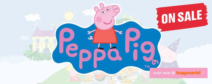 Peppa Pig Bags & Backpacks @ Bagworld Peppa Pig Bags & Backpacks @ Bagworld