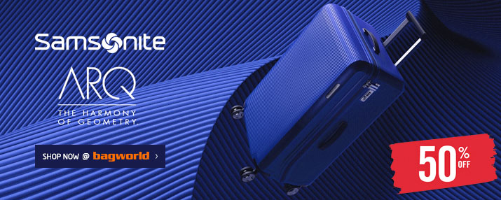 Samsonite Arq Luggage @ Bagworld Samsonite Arq Luggage @ Bagworld