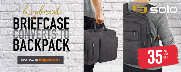 Solo Urban Hybrid Laptop Bag @ Bagworld