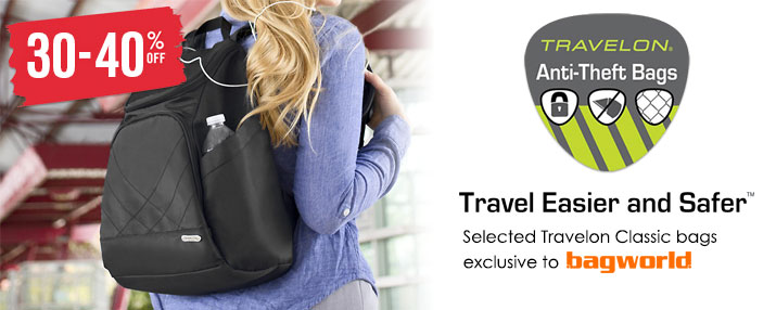 Travelon Classic Anti-Theft Bags @ Bagworld Travelon Classic Anti-Theft Bags @ Bagworld