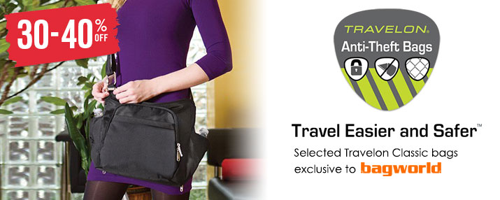 Travelon Classic Anti-Theft Bags @ Bagworld Travelon Classic Anti-Theft Bags @ Bagworld