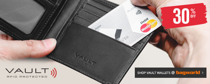 Vault RFID Blocking Wallets @ Bagworld Vault RFID Blocking Wallets @ Bagworld
